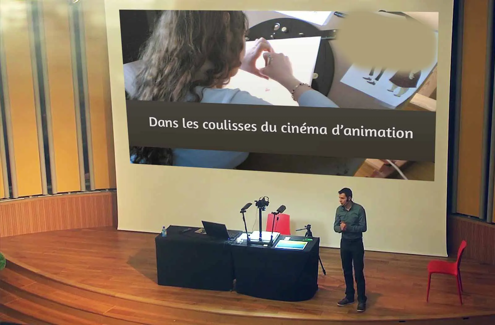 Conférence dans les coulisses du cinéma d'animation